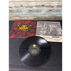 Aerosmith Permanent Vacation Vinyl LP 12" Black Excellent‎ 1987 Geffen GHS 24162
